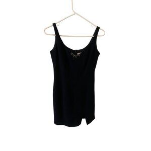 Vintage Alberto Malakai Women's Black Mini Cocktail Dress - 2